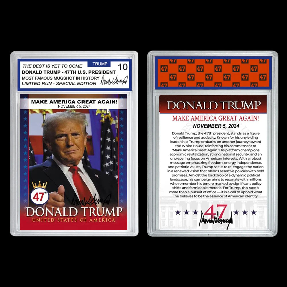Trump Trading Card Collection : Victory Edition (5-Piece Bundle)