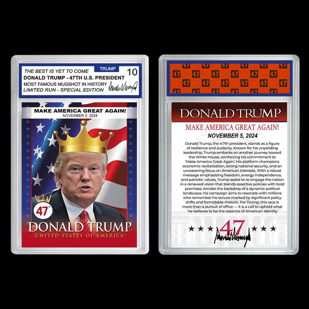 Trump Trading Card Collection : Victory Edition (5-Piece Bundle)
