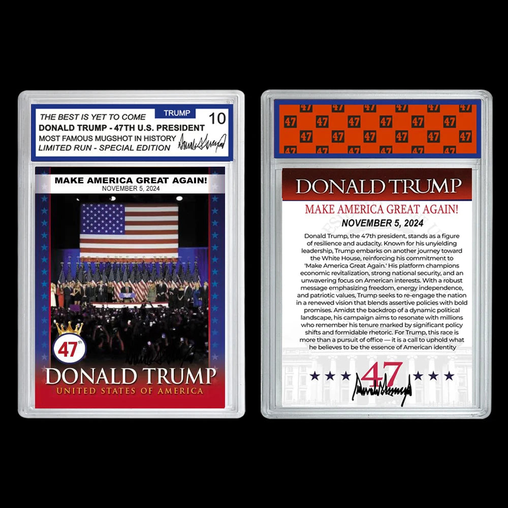 Trump Trading Card Collection : Victory Edition (5-Piece Bundle)