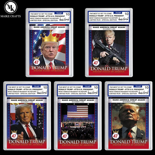 Trump Trading Card Collection : Victory Edition (5-Piece Bundle)